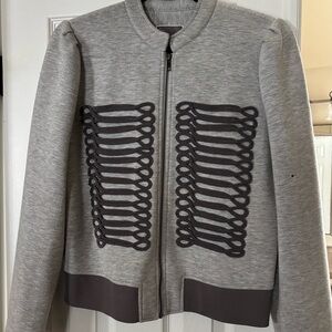 Chelsea28 Gray Bomber Jacket
